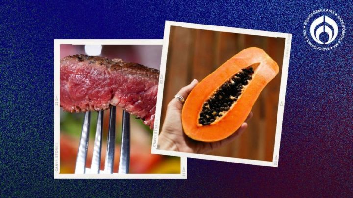El truco con papaya para ablandar una carne dura en sólo 5 minutos
