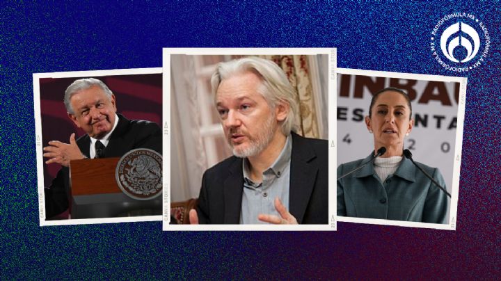 AMLO y Sheinbaum celebran libertad de Julian Assange