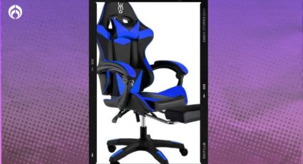 Walmart liquida silla gamer con reposapies por menos de mil 500 pesos