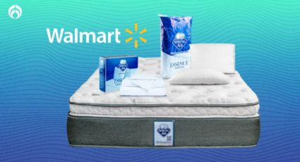 Walmart remata combo de colchón King Size Spring Air; incluye almohada y sábanas de alta gama