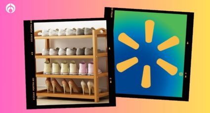 Walmart rebaja este moderno zapatero de múltiples capas hecho de bambú y no ocupa mucho espacio