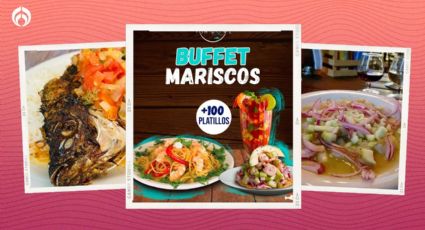 El buffet de mariscos cerca de la CDMX con más de 100 platillos por solo 305 pesos