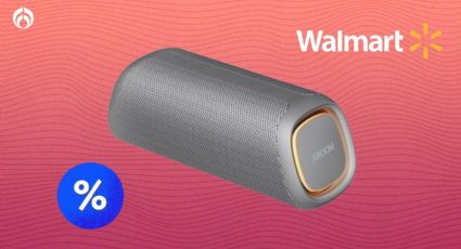 Walmart tiene a precio de outlet la bocina portátil LG XBoom; es resistente al agua y su batería dura 24 horas