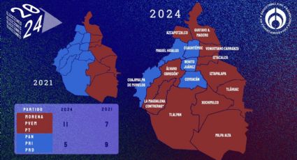 MAPA CDMX: Resultados de quién ganó en las 16 alcaldías, según PREP