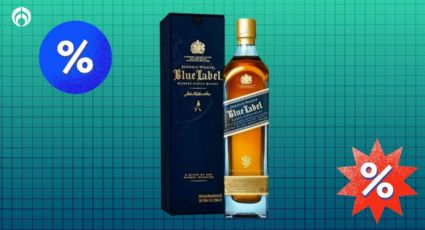 Bodega Aurrera tiene 'regalado' el whisky  de lujo Johnnie Walker Blue Label; cuesta menos de 1,800 pesos