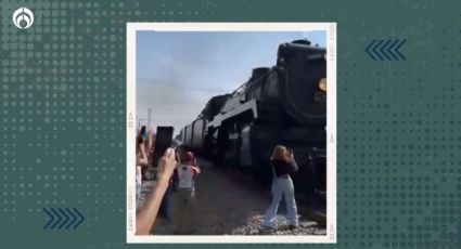 (VIDEO) Tren La Emperatriz: otra mujer casi muere por tratar de tomar una foto en Coahuila