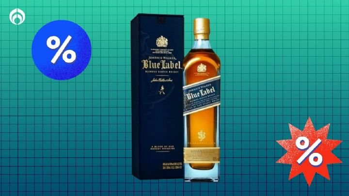 Bodega Aurrera tiene 'regalado' el whisky  de lujo Johnnie Walker Blue Label; cuesta menos de 1,800 pesos