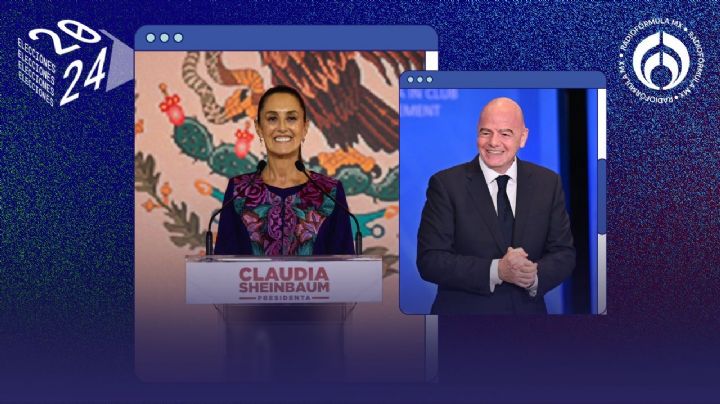 'La presidenta del Mundial': Gianni Infantino felicita a Sheinbaum por 'histórica elección'