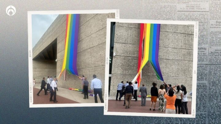 Infonavit rompe bandera LGBT+ colocada en su sede... y recibe 'ola' de críticas