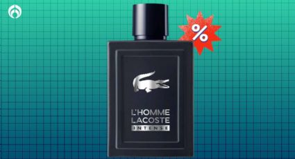 Liverpool remata el mejor perfume Lacoste con notas cítricas; ideal para hombres elegantes