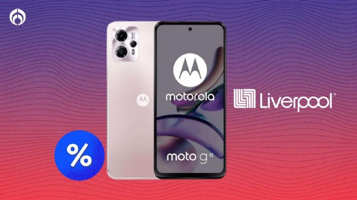 Liverpool desploma el precio del Motorola G13 tan bueno como un Samsung Galaxy gama media