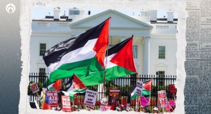 Manifestantes propalestinos rodean la Casa Blanca: 'no más dinero a Israel', piden