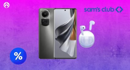 Sam's Club rebaja celular Oppo Reno 10 con cámara de 64 megapíxeles y batería de larga duración