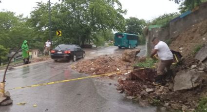 (FOTOS) Lluvias en Tamaulipas provocan desbordamiento de Laguna del Carpintero y deslaves