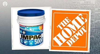 Home Depot remata cubeta grande de impermabilizante que dura 5 años (menos de 1400 pesos)