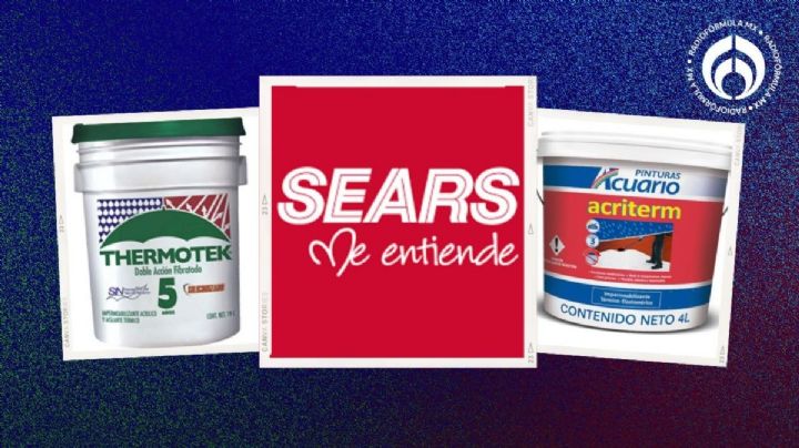 Venta Nocturna de Verano Sears: 4 marcas de impermeabilizantes con 20% de descuento