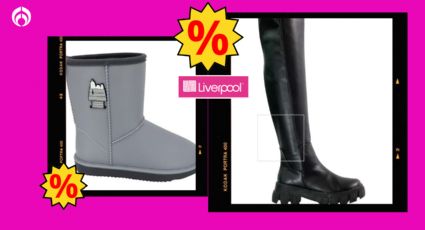 3 botas impermeables que Liverpool tiene con las 'tres b', para que no te mojes con la lluvia