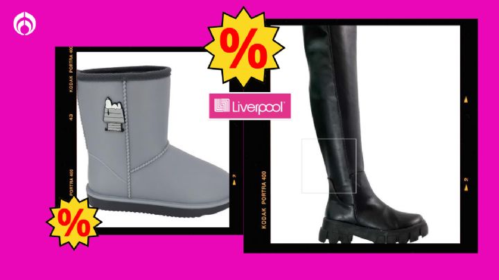 3 botas impermeables que Liverpool tiene con las 'tres b', para que no te mojes con la lluvia