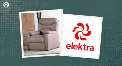 Elektra remata sillón reposet cómodo y acolchonado (menos de 2500 pesos)