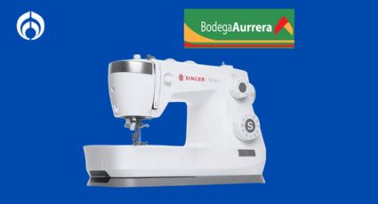 Bodega Aurrera aplica descuento a esta máquina de coser marca Singer con motor de alta resistencia