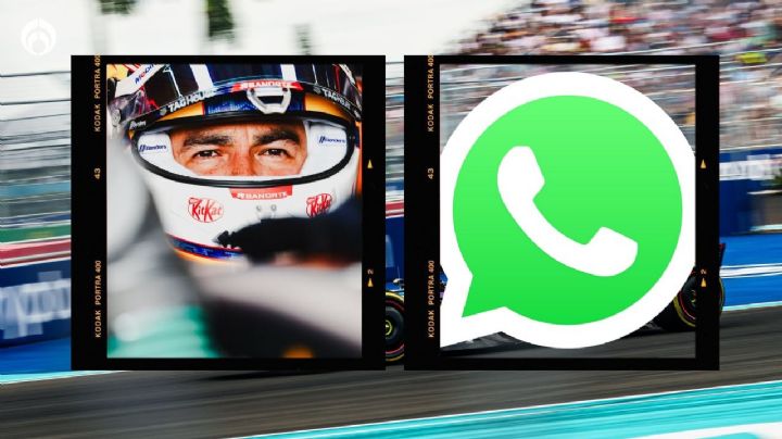 ¡Así es el WhatsApp de Checo Pérez con su familia! La hermana del piloto lo comparte (FOTO)