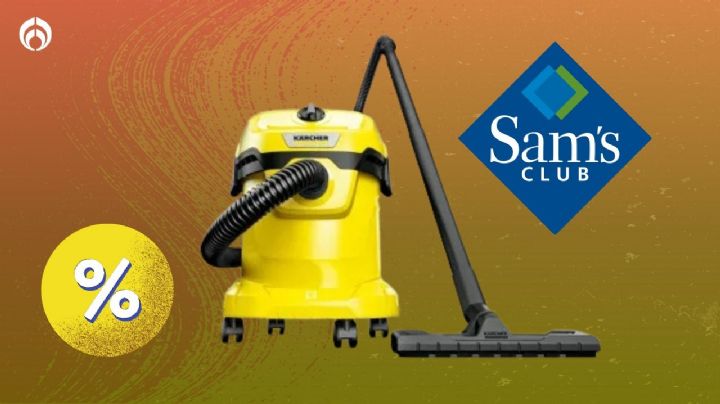 Despídete del polvo: Sam’s Club remata potente aspiradora Karcher con función para líquidos y sólidos