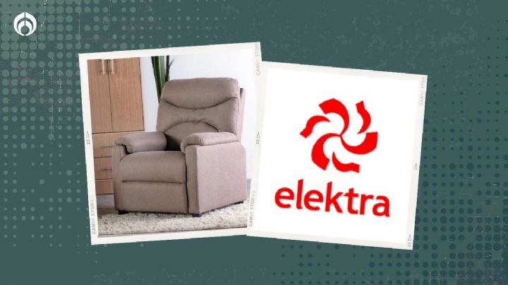 Elektra remata sillón reposet cómodo y acolchonado (menos de 2500 pesos)