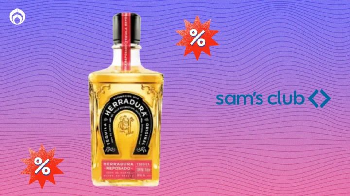 Sam's Club tiene en rebajota el Tequila Herradura Reposado de 950ml, perfecto para la sobremesa