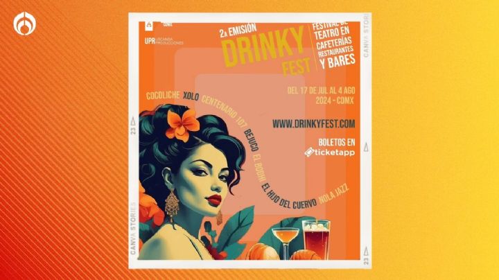 Drinky Fest 2024: todo sobre el festival de teatro en bares y restaurantes de la CDMX