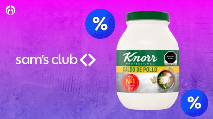 Sam’s Club desploma el precio del botezote de Knorr Suiza; para darle sabor a los guisados