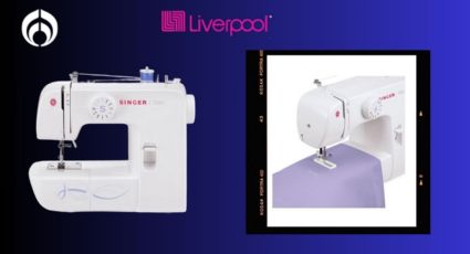 Liverpool tiene en menos de 4 mil pesos esta máquina de coser marca Singer con devanador automático