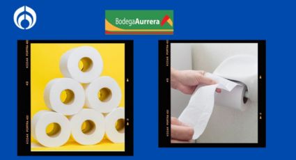 Bodega Aurrera tiene en oferta el paquete de 10 piezas de papel de baño