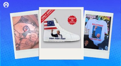 Hacen su agosto con atentado a Trump: Venden tenis, playeras y hasta tatuajes