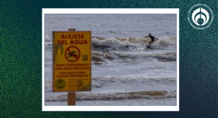 Hablando de playas puercas... Tijuana nada en un mar de 'veneno' y se lo manda a EU (FOTOS)