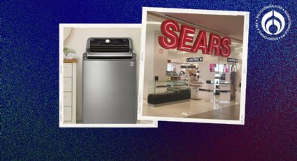 Sears: lavadora para 23 kilos que no maltrata la ropa tiene ¡13 mil pesos de rebaja!