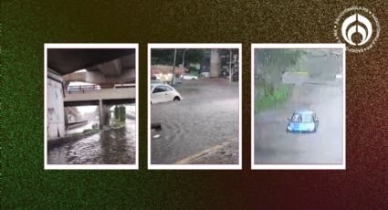 (VIDEOS) Caos en la CDMX por lluvia: inundaciones 'sepultan' autos