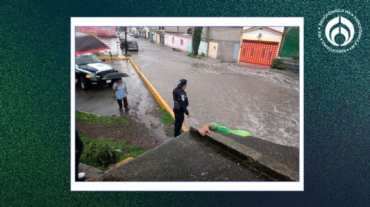 Hombre muere ahogado tras quedar atrapado en un desagüe en Tlalnepantla