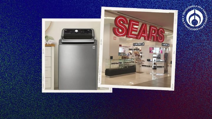 Sears: lavadora para 23 kilos que no maltrata la ropa tiene ¡13 mil pesos de rebaja!