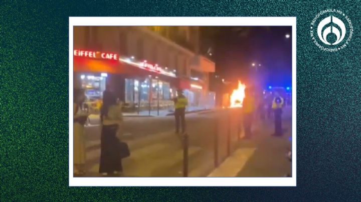 Caos en París: un ataque con cuchillo y un auto incendiado a una semana de los Juegos Olímpicos