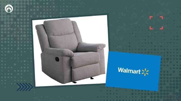 Walmart remata elegante sillón reposet (por menos de 4000 pesos)