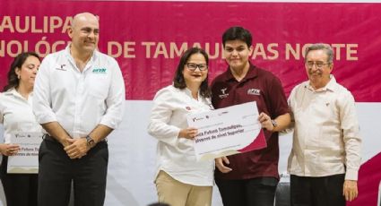 ¡Futuro brillante para Tamaulipas! Entregan becas a jóvenes universitarios para impulsar su éxito