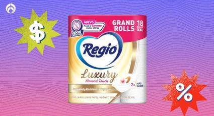 Bodega Aurrera tiene 'regalado' el paquete de 18 rollos del papel de baño Regio de lujo