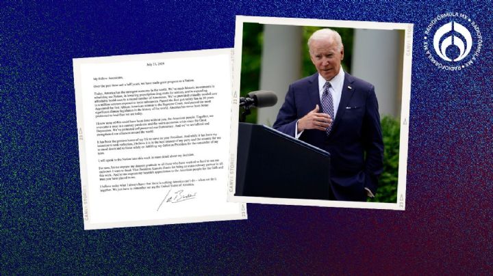 La carta de Joe Biden: esto dice su renuncia como candidato a la presidencia de EU