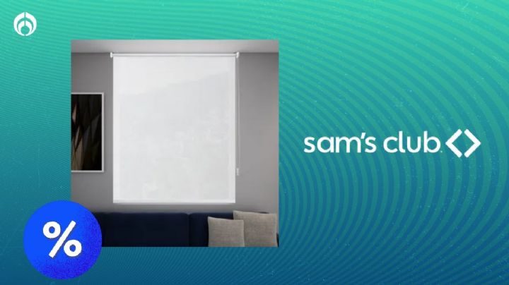 Sam's Club rebaja cortina enrollable con protección solar y filtro para mayor privacidad