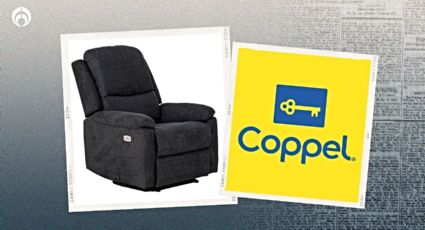 Coppel remata sillón reposet eléctrico y muy cómodo (descuentazo de 5300 pesos)