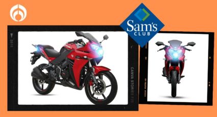 Sam’s Club aplica rebajota a esta motocicleta deportiva con encendido automático y casco incluido