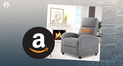 Amazon: el sillón reclinable eléctrico más vendido y con masajeador (menos de 6500 pesos)