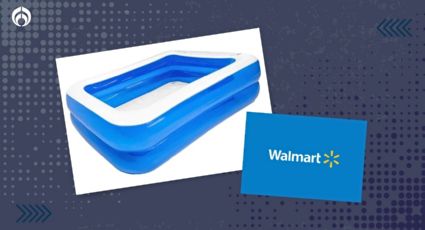 Walmart remata alberca inflable para las vacaciones de verano (paga menos de 350 pesos)