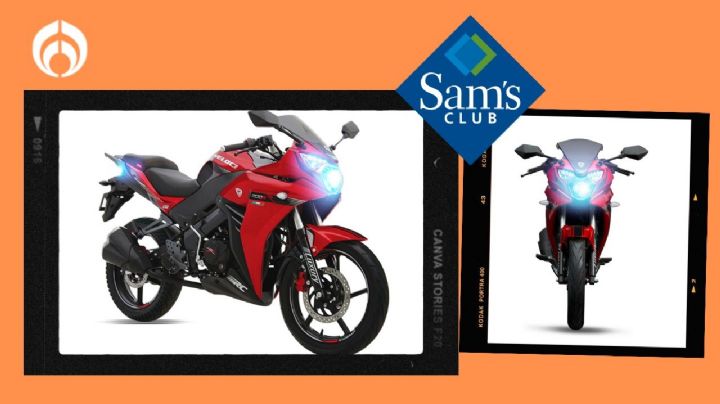 Sam’s Club aplica rebajota a esta motocicleta deportiva con encendido automático y casco incluido