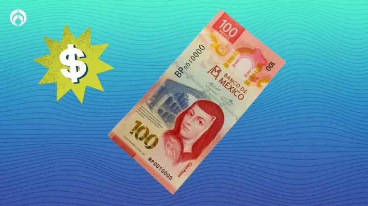 Sor Juana de la Suerte: Pagan hasta 100 mil pesos por billete de 100 con curioso número de serie